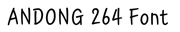 andong 264 Font 