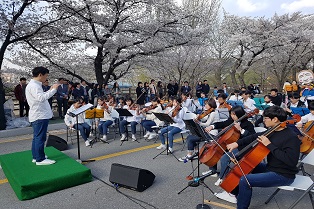 청소년 오케스트라 사진