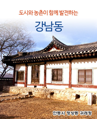 도시와 농촌이 함께 발전하는	강남동 - 안동시 정상동 귀래정